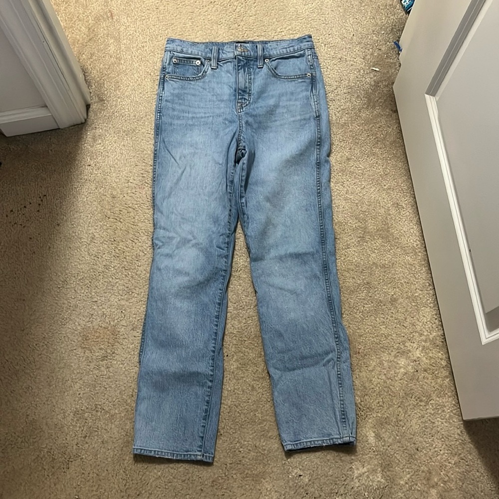 J Crew High-Rise Classic Vintage Straight Leg Jeans